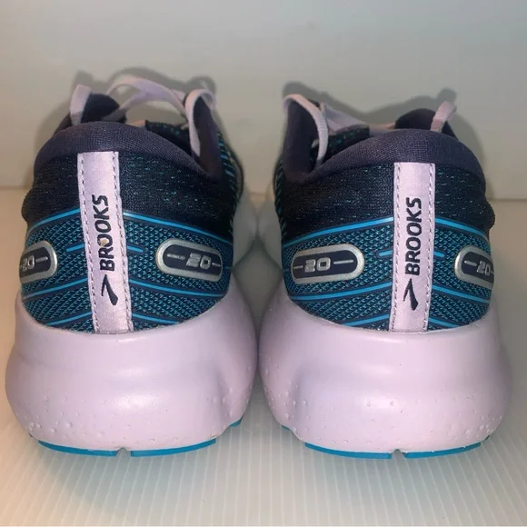 Brooks Glycerin 20 running jogging sneakers shoes women’s size:10 blue - Picture 6 of 13
